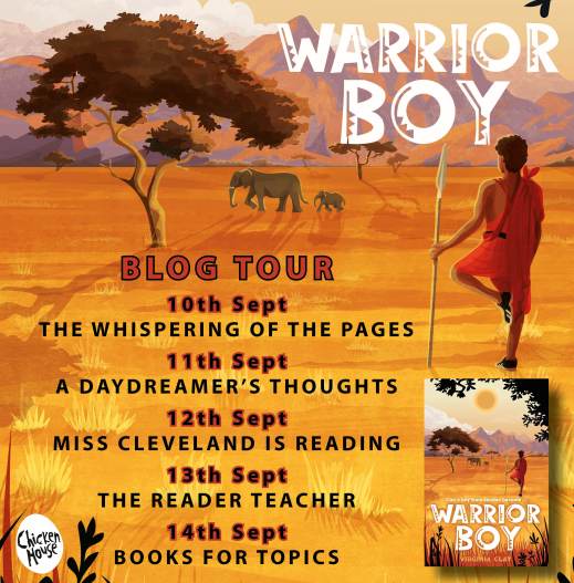 Warrior Boy blog tour banner